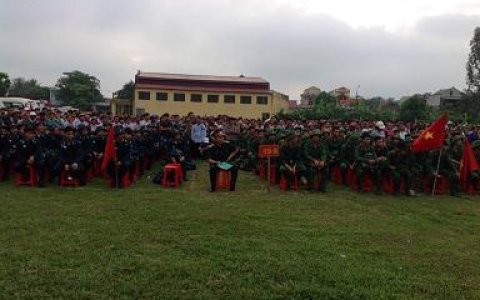 Thanh niên Hoằng Hóa: Sẵn sàng lên đường tham gia nghĩa vụ quân sự năm 2016